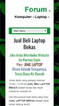 Mobile Screenshot of forumjualbelilaptop.com