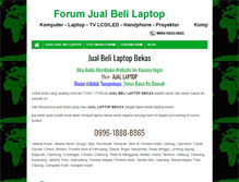 Tablet Screenshot of forumjualbelilaptop.com